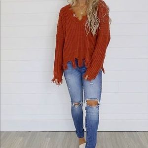 Rue21 Distressed Sweater